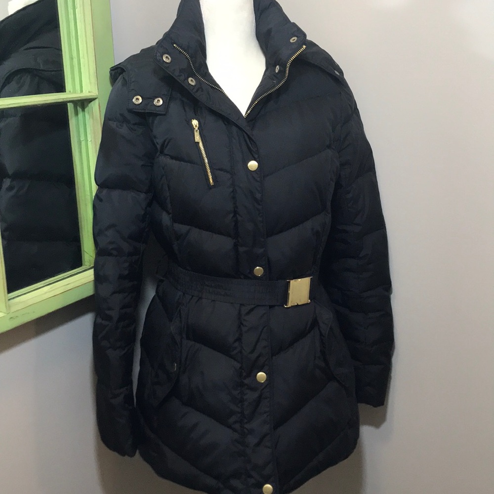 Cole Haan Belted Puffer Jacket
